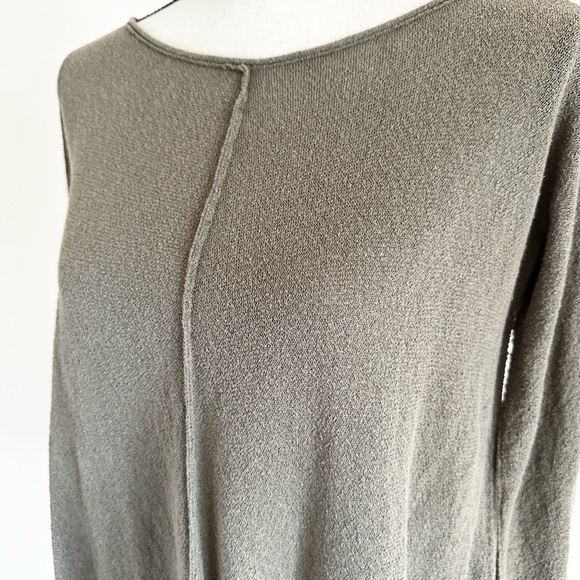 Sparrow Anthropology Green Flare Sweater Small S Piping Detail - Picture 4 of 11
